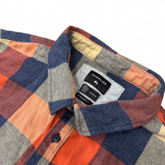 Vintage - Quiksilver Multicolor Plaid Flannel Shirt - Picture 3 of 5